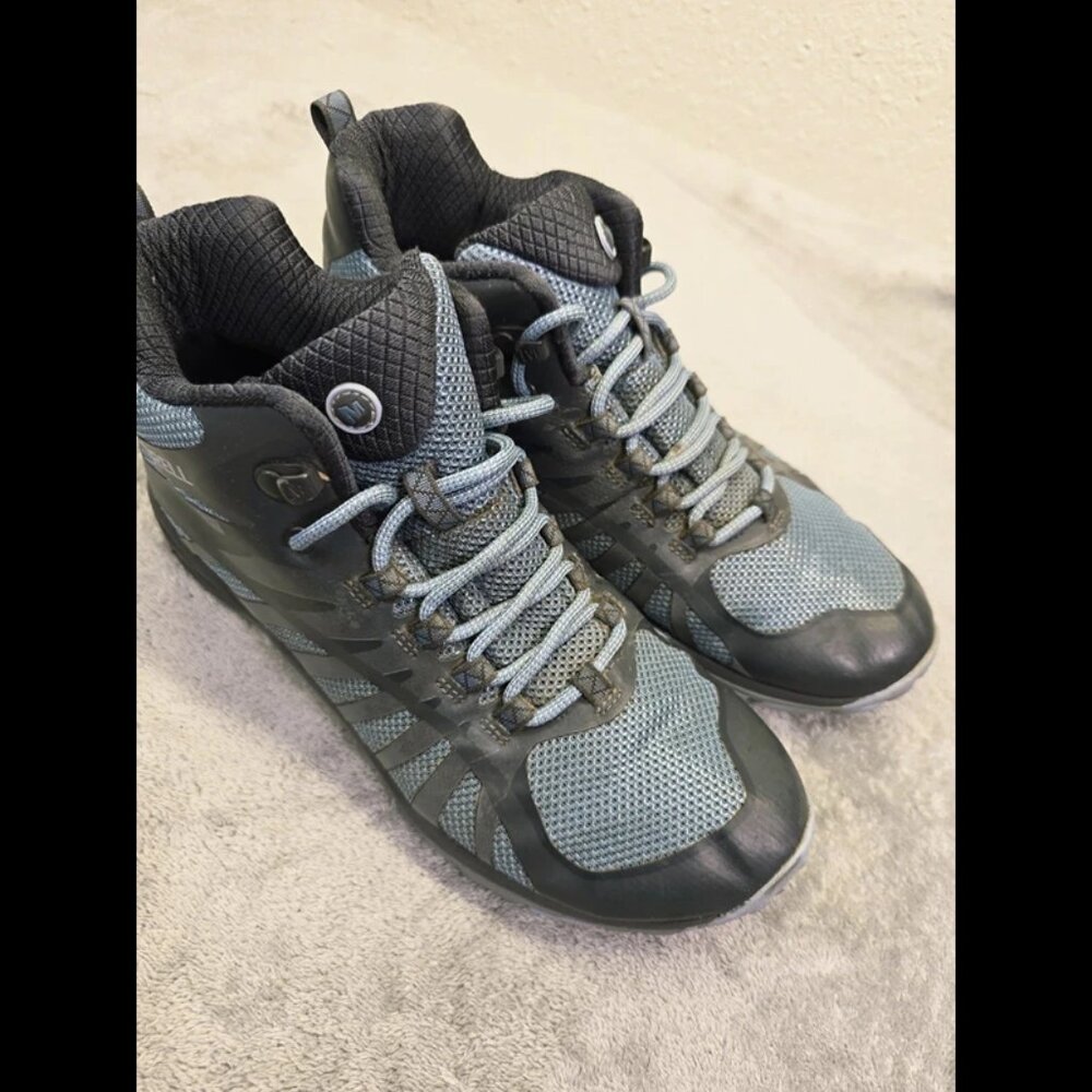 Merrell Q Form 2 Boots Womens 8 Blue Hiking Outdoors Select Grip J65418 - Picture 10 of 16